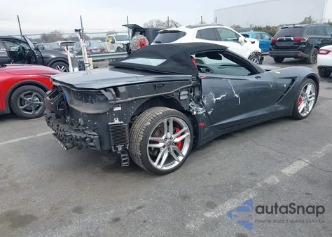 2014 Chevrolet Corvette Stingray Z51 z USA, uszkodzony, nr VIN 1G1YJ3D70E5113586